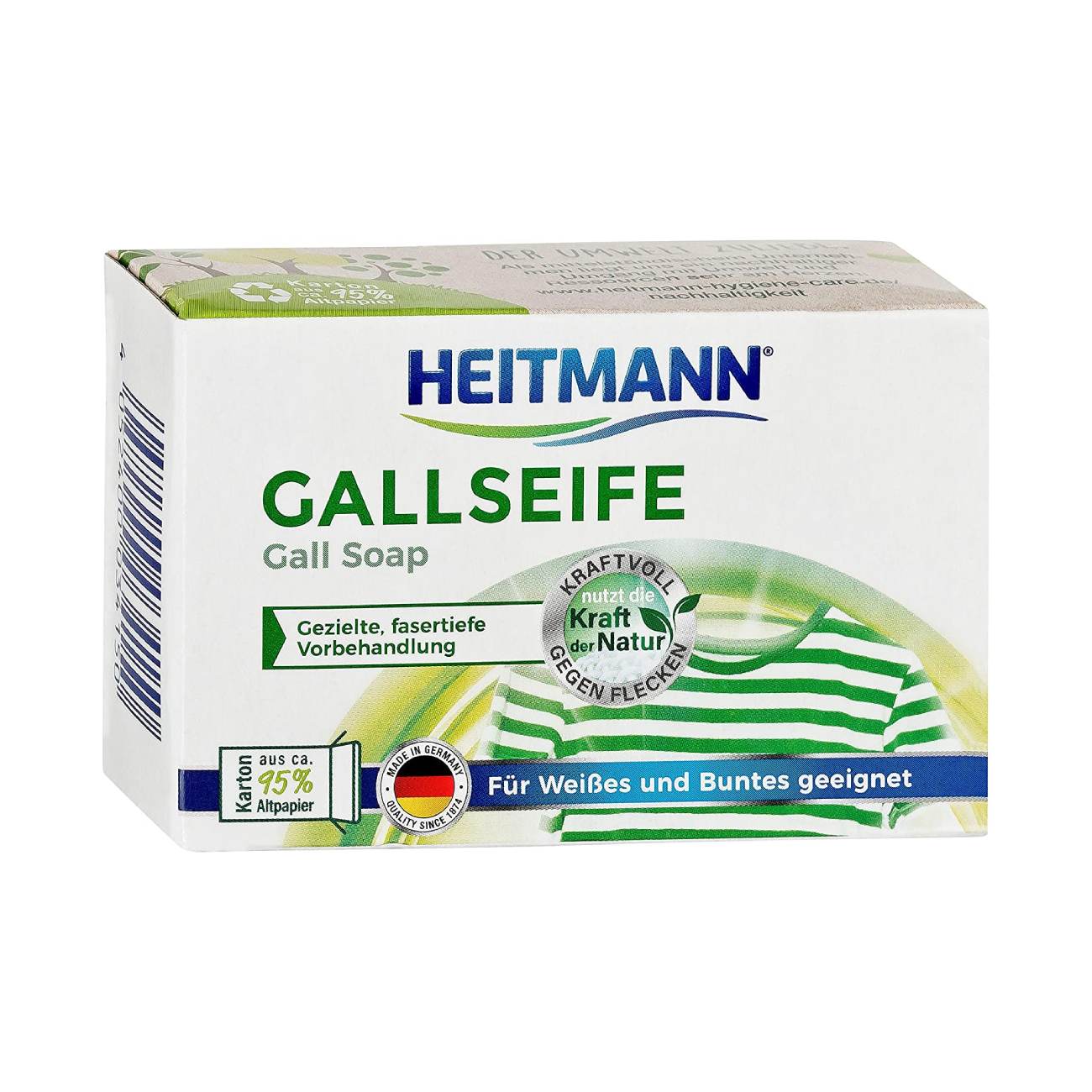 Žults ziepes traipu tīrīšanai HEITMANN Gallseife Soap, 100g